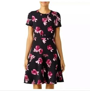 Kate Spade Black and Pink Floral Mini Dress